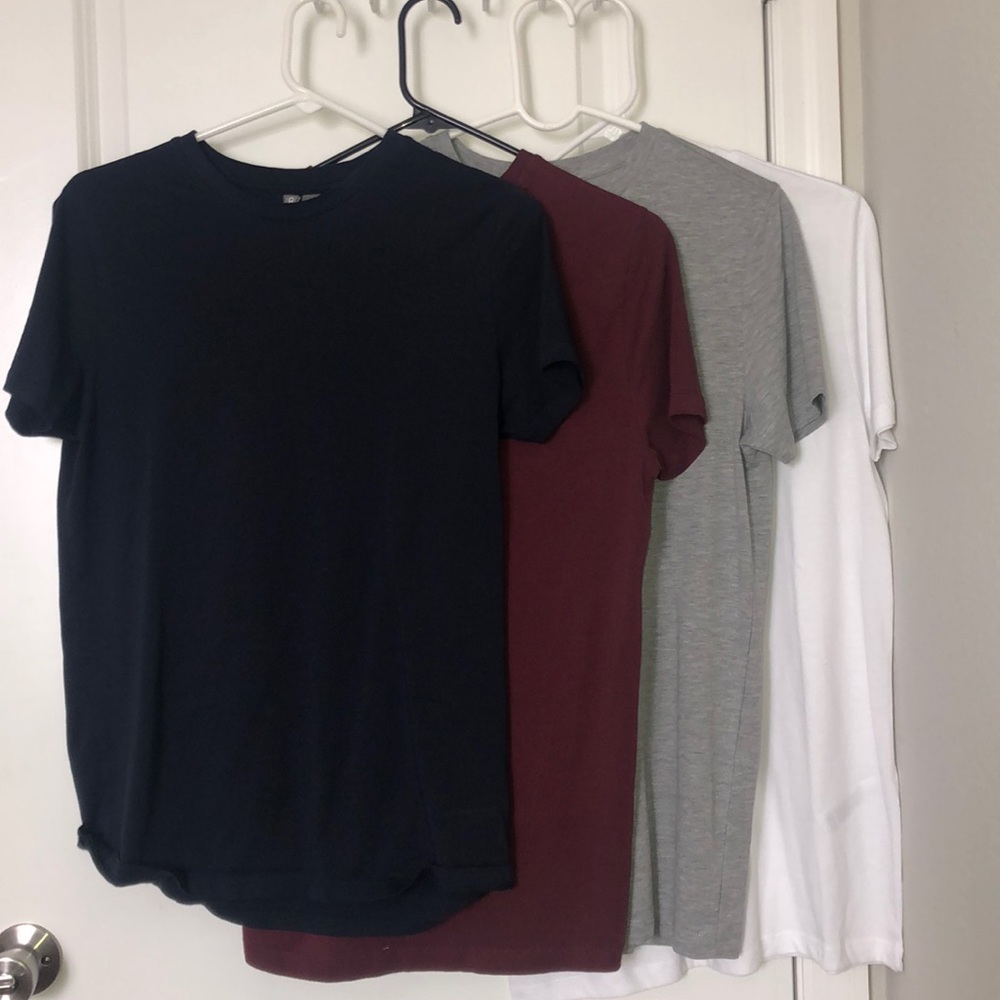 4 ASOS Small sized “muscle” shirts Brand new